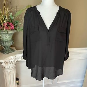 Torrid Harper Black Blouse - Size 2